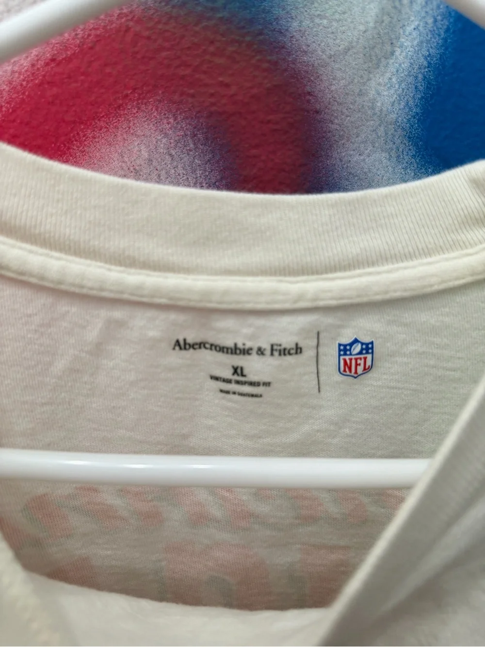 Abercrombie & Fitch White Bengals Graphic Tee